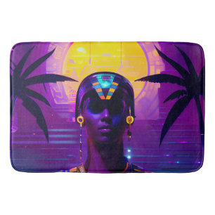 Tapete De Banheiro Synthwave Pharaoh