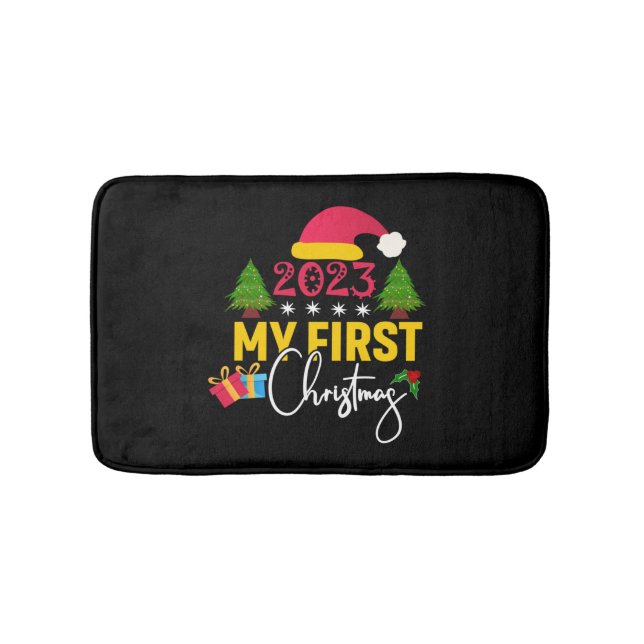 Tapete De Banheiro T-shirt Natal 0 (frente)