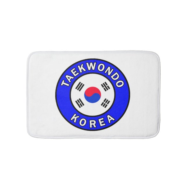 Tapete De Banheiro Taekwondo Coreia (frente)