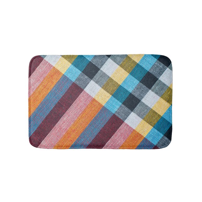 Tapete De Banheiro Tailandês Lixeira: Textura De Tecido De Fechamento (frente)