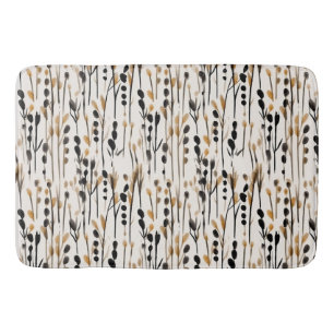 Tapete De Banheiro Tan e Black Abstrato Meadow