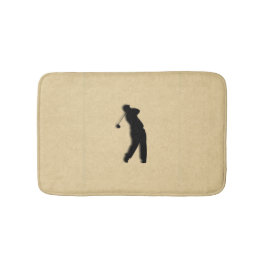 Tapete De Banheiro Tan Leather Look Golf