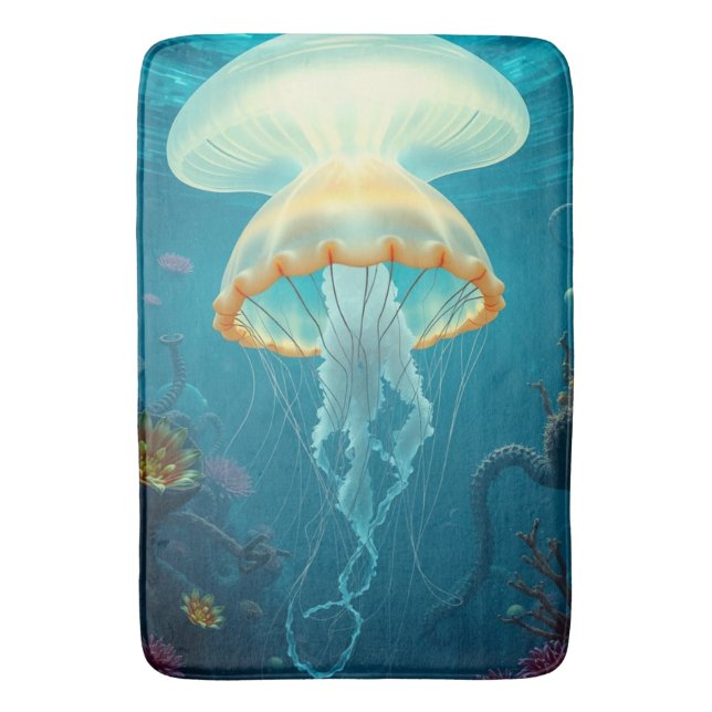 Tapete De Banheiro „Tanz der Quallen – Magie aus der Tiefe“ (Frente Vertical)