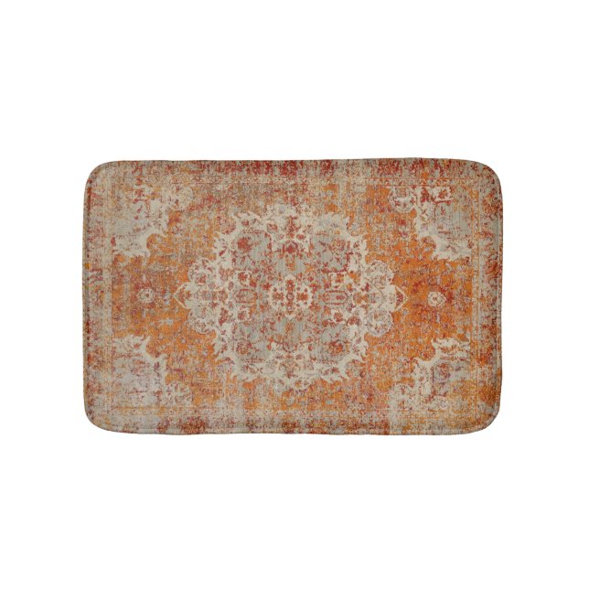 Tapete De Banheiro Tapis antique oriental orange (frente)