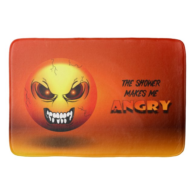 Tapete De Banheiro Tapis De Bain Angermoji (Frente)