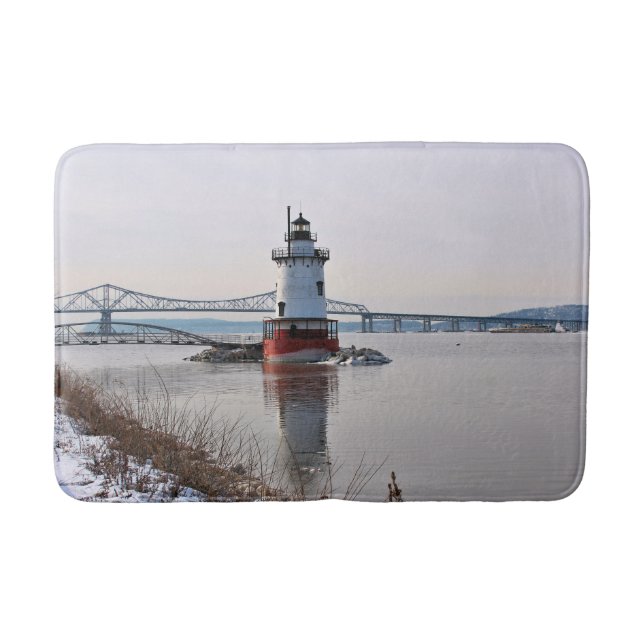 Tapete De Banheiro Tarrytown Lighthouse, New York Bath Mat (Frente)