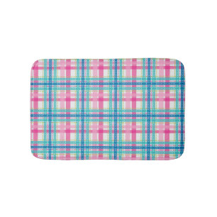 Tapete De Banheiro Tartan, teste padrão da xadrez