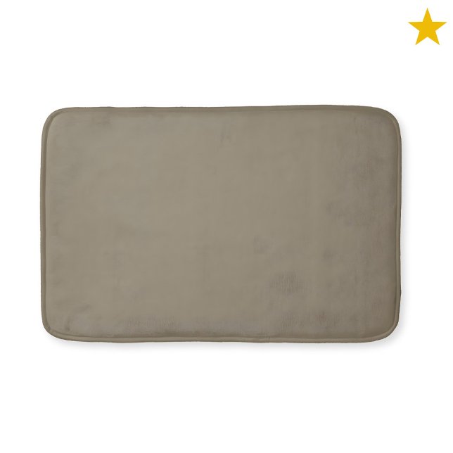 Tapete De Banheiro Taupe Brown Monogram Watercolor Geometric Pattern  (Criador carregado)
