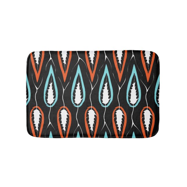 Tapete De Banheiro Tecido retrô: textura floral perfeita (frente)