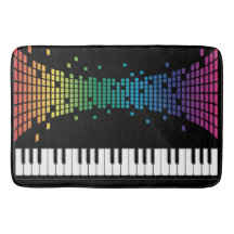 Teclado instrumental para piano de música multicol
