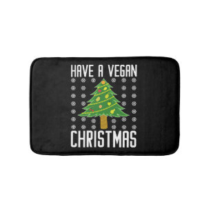 Tapete De Banheiro tem um natal vegano