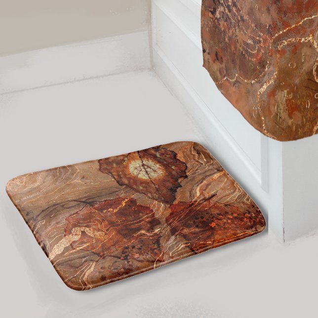 Tapete De Banheiro Tema de queda bonito (Fall theme beuatiful bath mat)