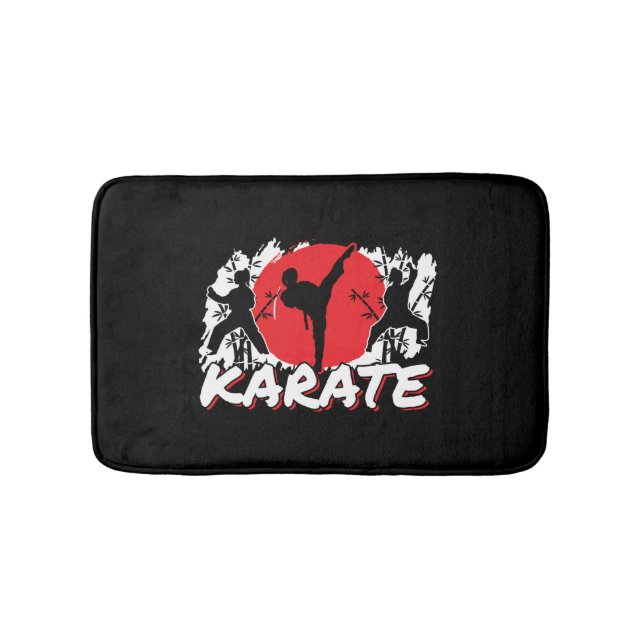 Tapete De Banheiro Tema Japonês do Karate (frente)