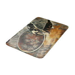 Tapete De Banheiro Tempo de Alimentação!