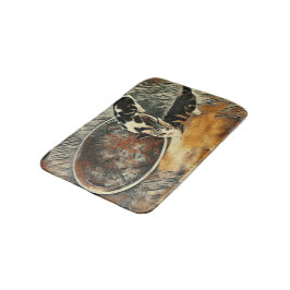 Tapete De Banheiro Tempo de Alimentação!