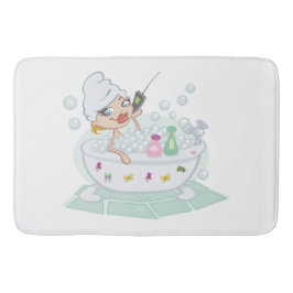 Tapete De Banheiro Tempo de Bath Mat/Bubble