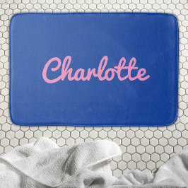 Tapete De Banheiro Tendência de Nome Personalizado de Pré-Disquete Co