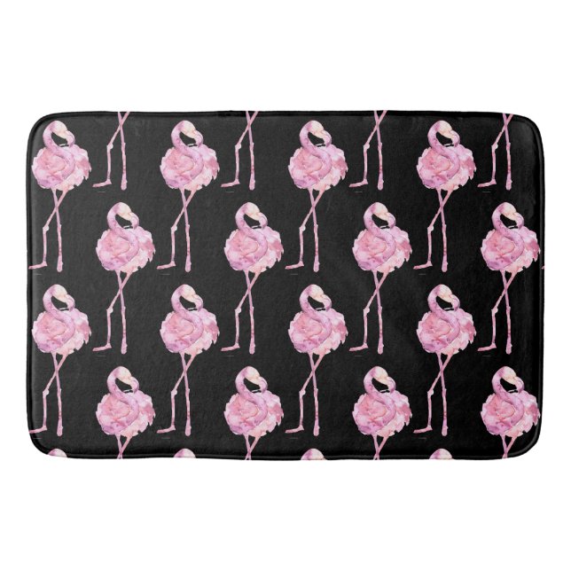 Tapete De Banheiro Tender Flamingo Series Design 3 Bath Mat (Frente)