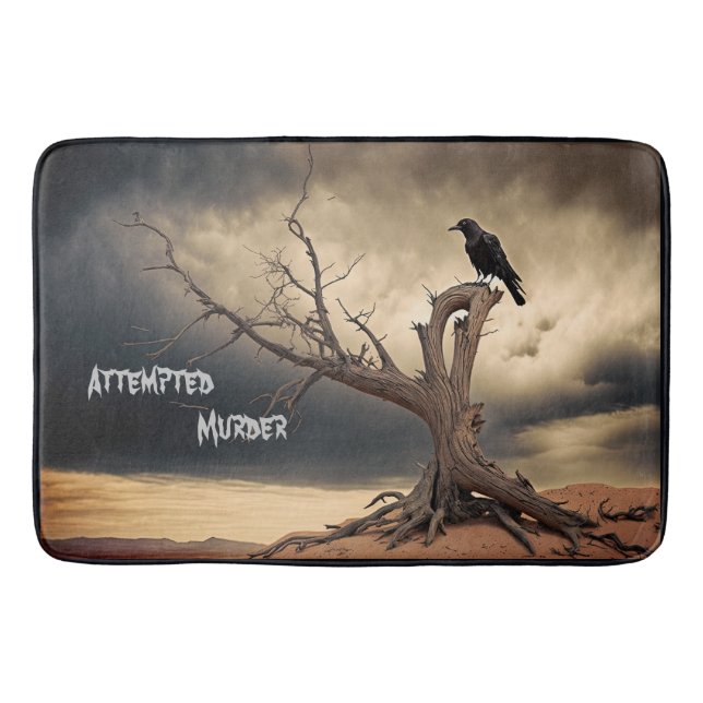 Tapete De Banheiro Tentativa de assassinato (Frente)