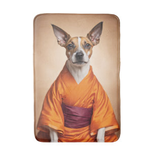 Tapete De Banheiro Terrier Budista Brasileiro