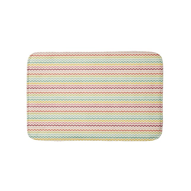 Tapete De Banheiro Teste padrão 4 de Chevron (frente)