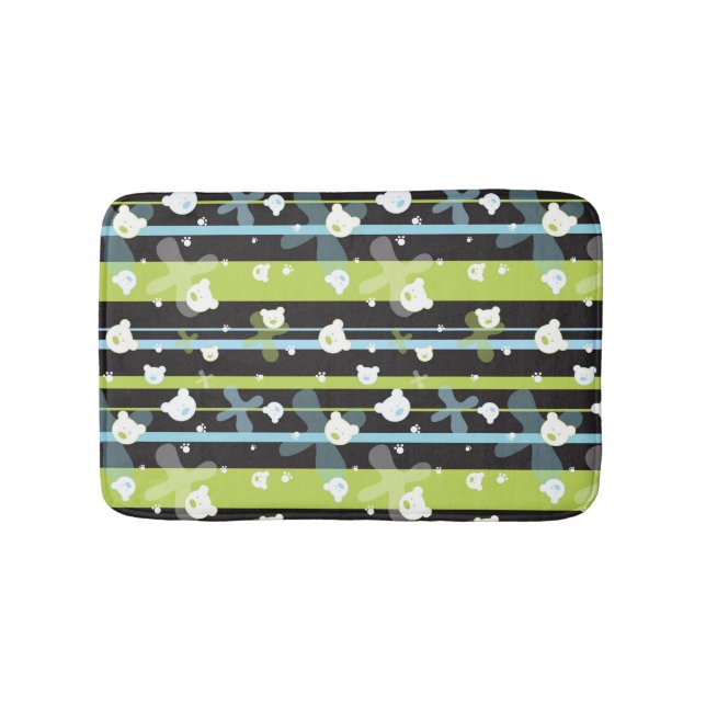 Tapete De Banheiro Teste padrão bonito com poucos ursos (frente)