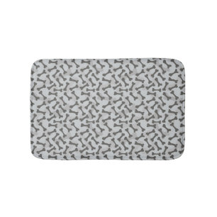 Tapete De Banheiro Teste padrão da textura do osso Greyscale
