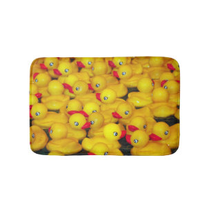Tapete De Banheiro Teste padrão de borracha amarelo bonito dos