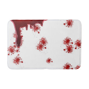 Tapete De Banheiro Teste padrão de gotejamento dos Splatters do