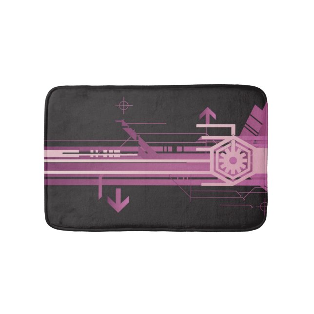 Tapete De Banheiro Teste padrão de intervalo mínimo técnico (frente)