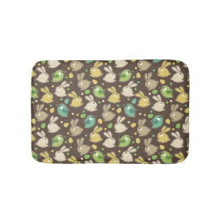 Tapete De Banheiro teste padrão do primavera com ovos da páscoa,