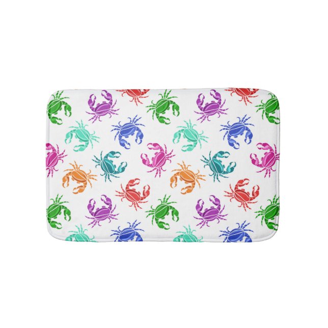 Tapete De Banheiro Teste padrão dos caranguejos (frente)