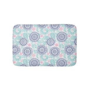 Tapete De Banheiro Teste padrão étnico de Paisley