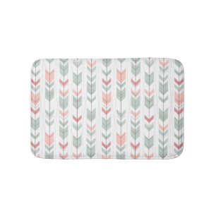 Tapete De Banheiro Teste padrão geométrico no estilo retro