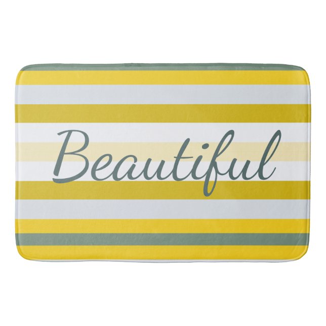 Tapete De Banheiro Texto bonito pode ser removido (Frente)