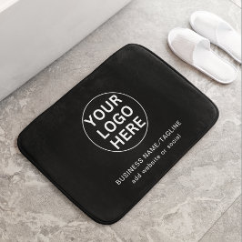 Tapete De Banheiro Texto e Logotipo Empresariais Personalizados l Pro