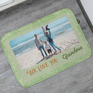 Tapete De Banheiro Texto Fotográfico Personalizado Chic Vovó Oferta V
