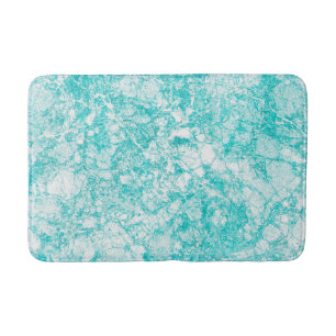 Tapete De Banheiro Textura Azul e Branco do Mint