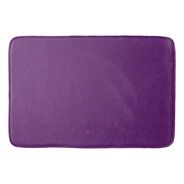 Tapete De Banheiro Textura de Denim Roxo, (Frente)
