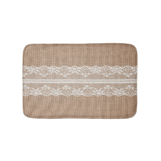 Tapete De Banheiro Textura Do Lace Escuro Burlap