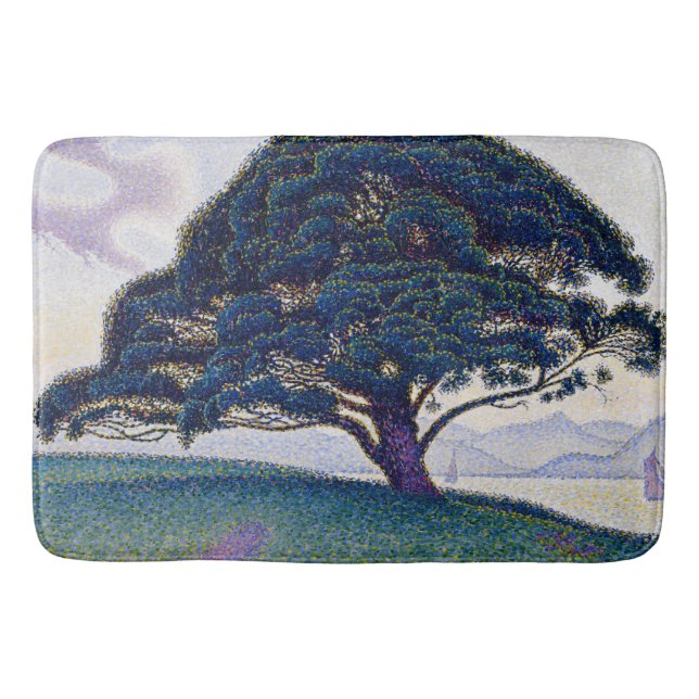 Tapete De Banheiro The Bonaventure Pine, Oil Painting, Paul Signac (Frente)