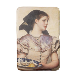 Tapete De Banheiro The Oyster Girl (por Karl Gussow)