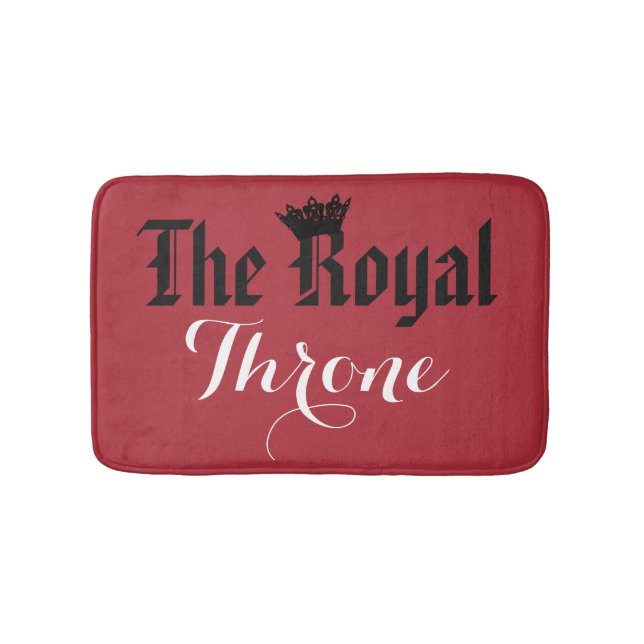 Tapete De Banheiro "The Royal Throne" Bath Mat (frente)