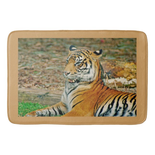 Tapete De Banheiro Tiger bonito (Frente)