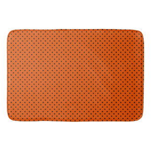 Tapete De Banheiro Tigre Laranja e Pontos Pretos