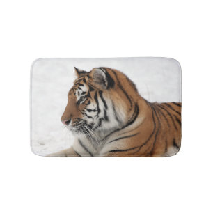Tapete De Banheiro Tigre Selvagem Personalizado