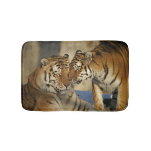Tapete De Banheiro Tigre Selvagem Personalizado
