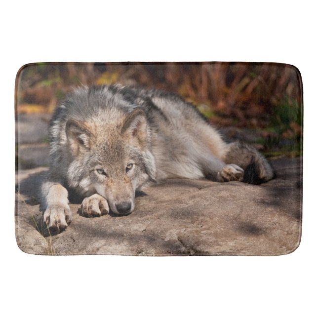 Tapete De Banheiro Timber Wolf (Frente)