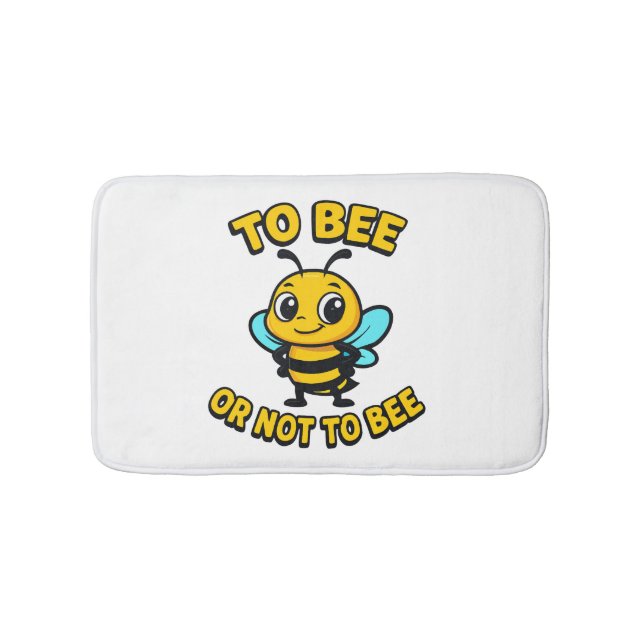 Tapete De Banheiro To bee or not to bee (frente)