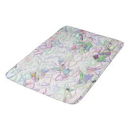 Tapete De Banheiro Tons pérola ou peças coloridas ao creme